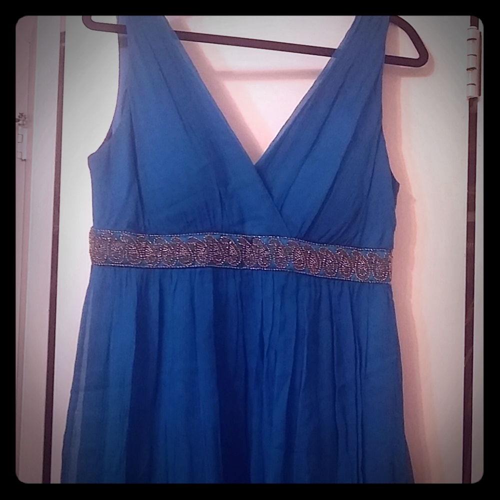 Blue dress